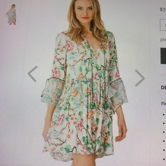 Hale Bob Edelia Floral Dress M - Picture 1 of 14